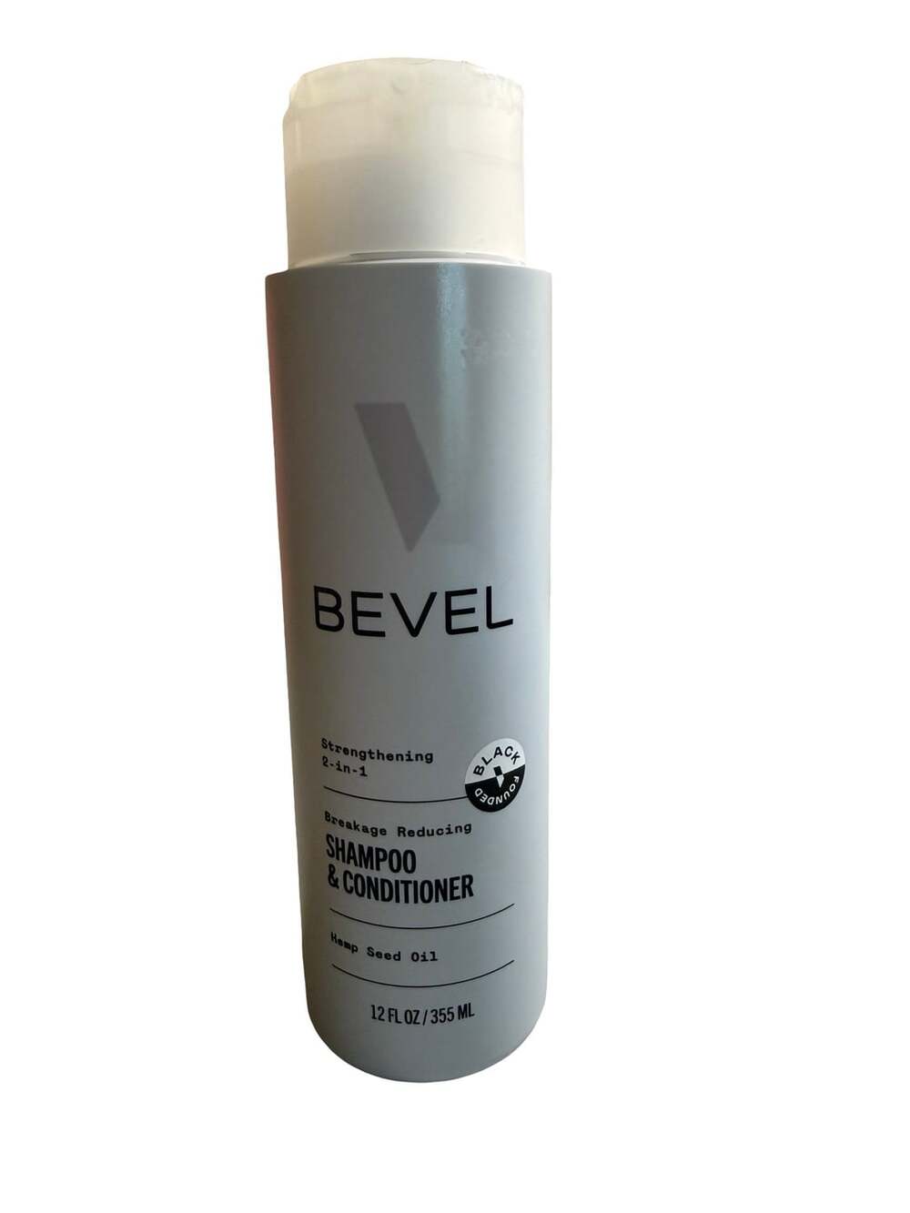 Bevel Strengthening 2-in-1 Shampoo & Conditioner with Hemp Seed Oil 12 fl oz